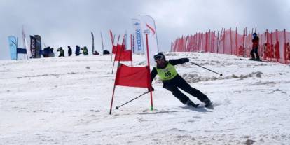 Erzurum'da Haziran ayında kayak keyfi