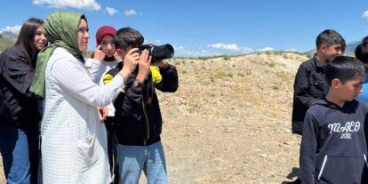 Öğrencilere kuş gözlemciliği ve doğa koruma bilinçlendirmesi