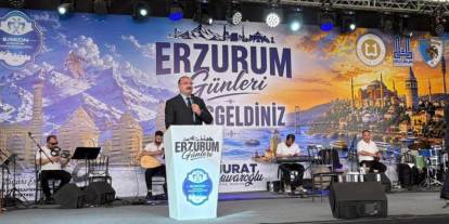 Erzurum tanıtım günleri programına katıldı