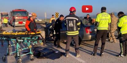 Erzurum'da otomobil kamyonete çarptı: 3 ölü, 3 yaralı