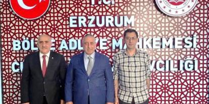 Kent Konseyi Başkanı Tanfer'den Bölge Adliye Mahkemesi Başsavcısı Bingül'e nezaket ziyareti