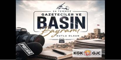 KGK: Bizim asıl bayramımız Gazetecilik Meslek Birliği Yasası’nın yürürlüğe girdiği gün olacak
