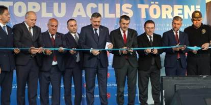 Bakan Çiftçi Aziziye'de toplu açılışlara katıldı