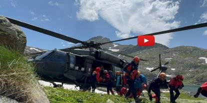 Verçenik Dağı'nda nefes kesen kurtarma